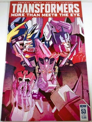    TRANSFORMERS MORE THAN MEETS THE EYE #53 NICK ROCHE SUB VARIANT IDW 2016
