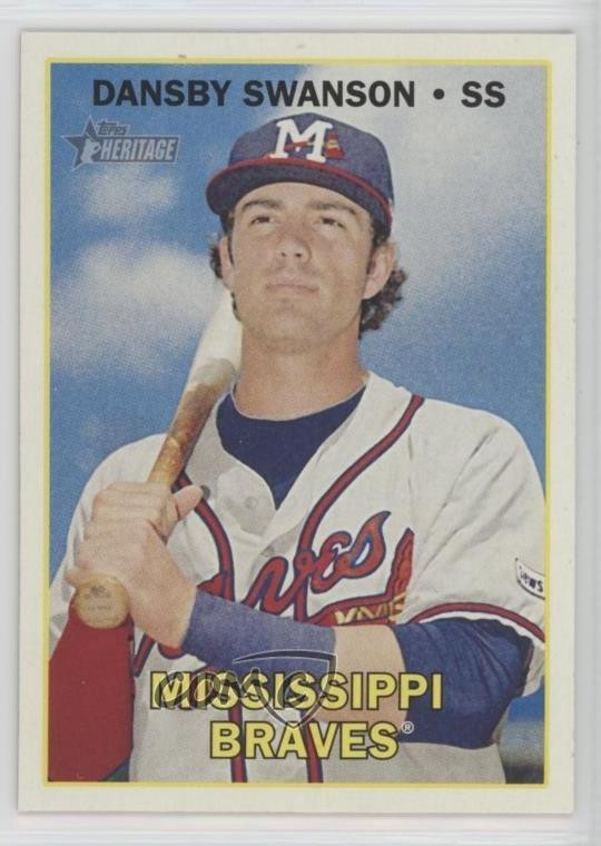 2016 Topps Heritage Minor League Edition Dansby Swanson #1 8we