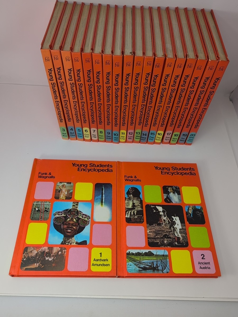 1972-73 Young Students Encyclopedia Complete Set 1-20 Hardcover