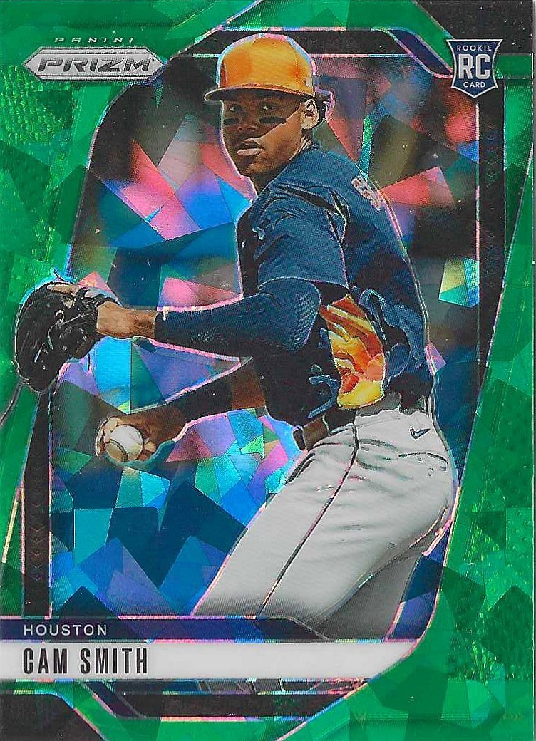 2025 Panini Prizm - Cam Smith, Cam Smith #263 Green Ice Prizm (RC)
