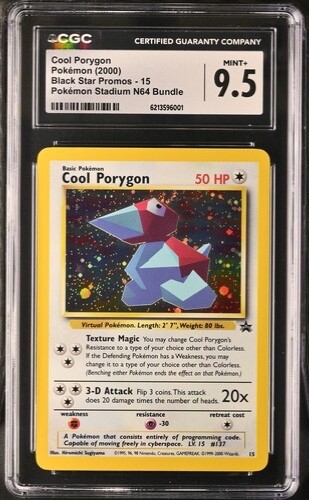 Cool Porygon graded CGC 9.5 for sale on eBay