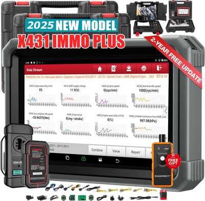 2026 Launch X431 IMMO PLUS IMMO ELITE Key Programming Diagnostic Scanner Tool