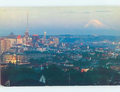 Unused Pre-1980 PANORAMIC VIEW Seattle Washington WA i0157