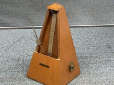 VINTAGE SETH THOMAS De MAELZEL METRONOME WOOD WIND UP WORKS AS DESIGNED