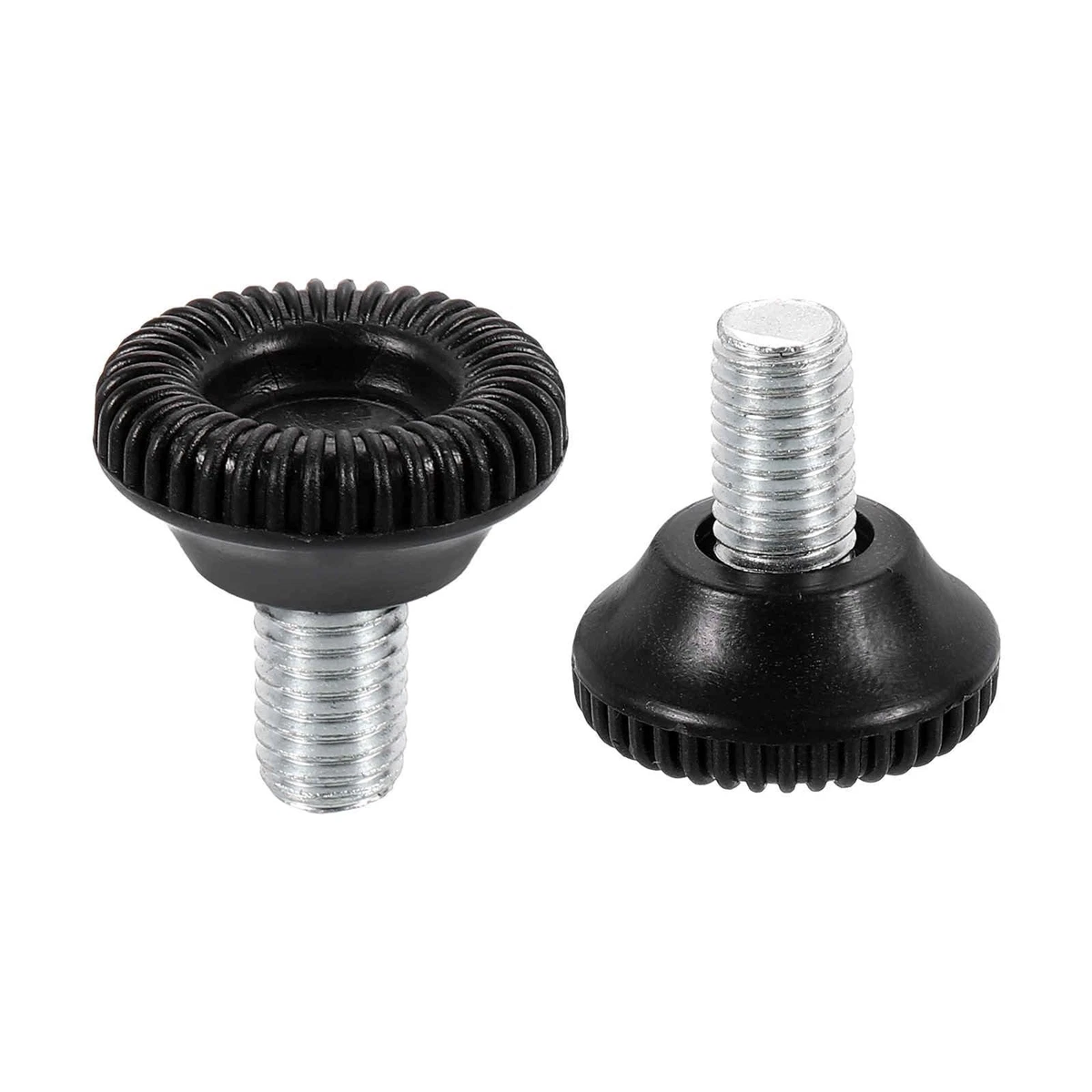 DTGN Screw-on Furniture Glide Leveling Feet 30mm – Black 20 Pack