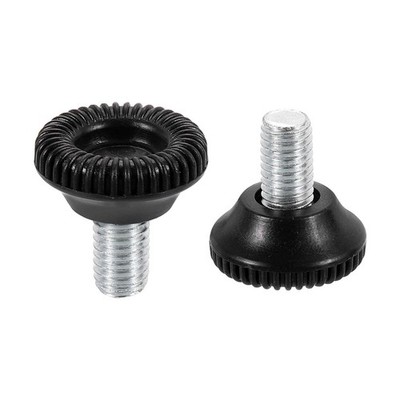 DTGN Möbelgleiter Nivellierfüße zum Anschrauben 30 mm - schwarz 20 Stück