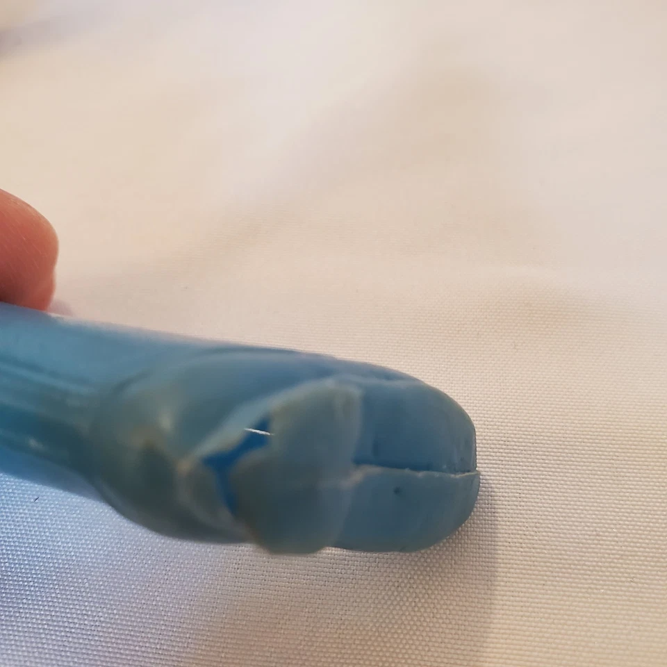 Sapato Bota Mego Repro Azul Batman WGSH DC Maior Super Herói do Mundo LEIA - Imagem 3 de 3