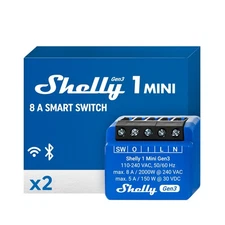 Shelly 1 Mini Gen3 | WiFi Smart Switch Relay 1 Channel 8A | Home Au... Fast Ship