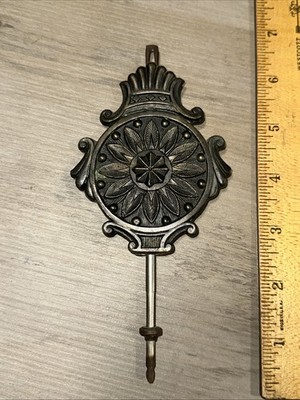 ANTIQUE CLOCK PENDULUM Beautiful Design! 5 Oz Approx.Brass￼