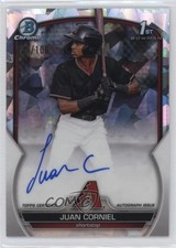 2023 Bowman Chrome Prospect Atomic Refractor 39/100 Juan Corniel Auto 0f5t