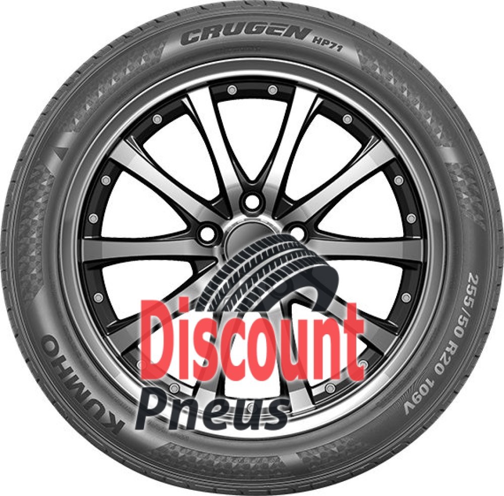 Pneu Kumho 255/60 R18 Crugen HP71 pour voyages en SUV et trajets quotidiens