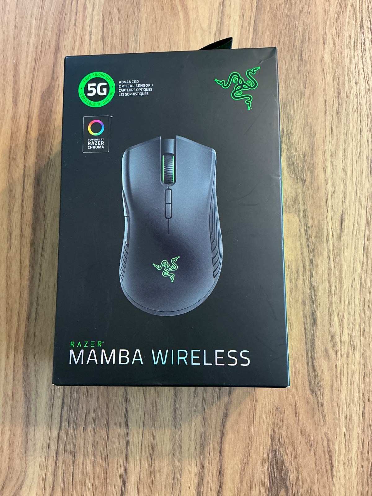 Razer Mamba Wireless Optical Gaming Mouse True 16,000 DPI se