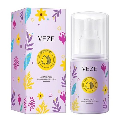 VEZE Amino Acid Perilla Bubble Mud Foam Face Cleanser Smooth Oil Blackheads 50g