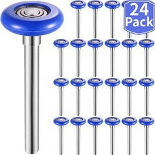 24Pack 2" Nylon Garage Door Rollers 6200ZZ Bearings   4" Stem fr 2" Garage Track