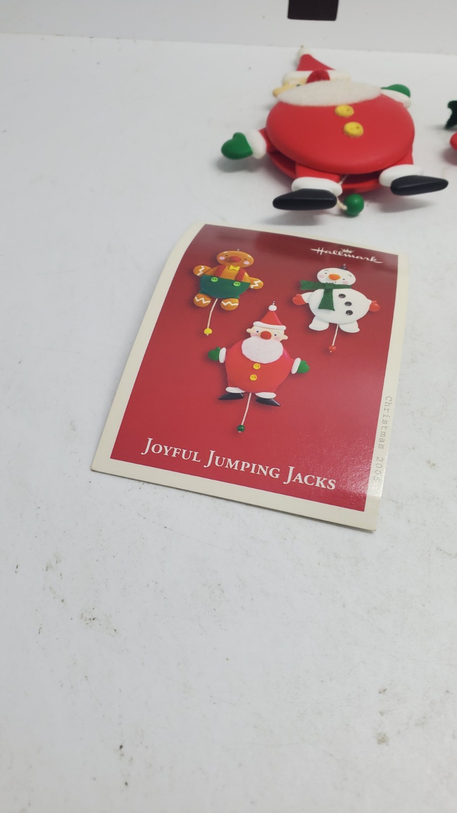 Hallmark Keepsake 2005 Joyful Jumping Jacks Set of 3 Christmas Ornaments 