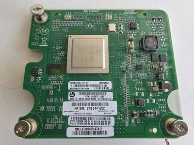 HP 451872-001 QLOGIC QMH2562 8GB Dual Port Fiber Channel HBA Adapter 455869-001