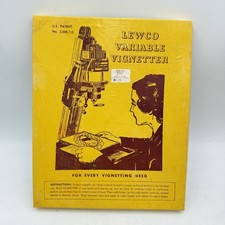 Vintage Lewco Variable Vignetter Vignetting Darkroom Photo Printing