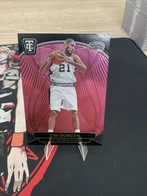 2024-25 Panini Totally Certified - Legends Tim Duncan #176 Pink Mirror /125