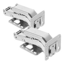  2 Pcs Door Hinges Hidden Heavy Duty Invisible Concealed for Doors
