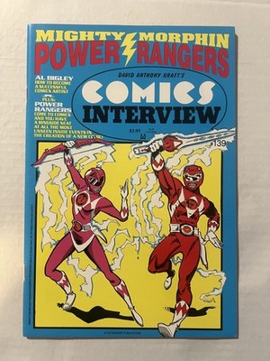 COMICS INTERVIEW #139 MIGHTY MORPHIN POWER RANGERS FEATURE AND COVER ART 1994