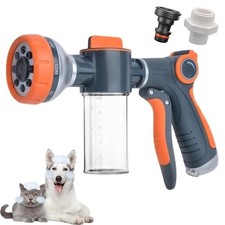 8-in-1 Dog Washing Hose Attachment with Soap Dispenser for Pets