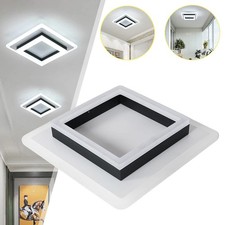 24W Modern LED Ceiling Light Chandelier Sqaure Hallway Living Room Ceiling Light
