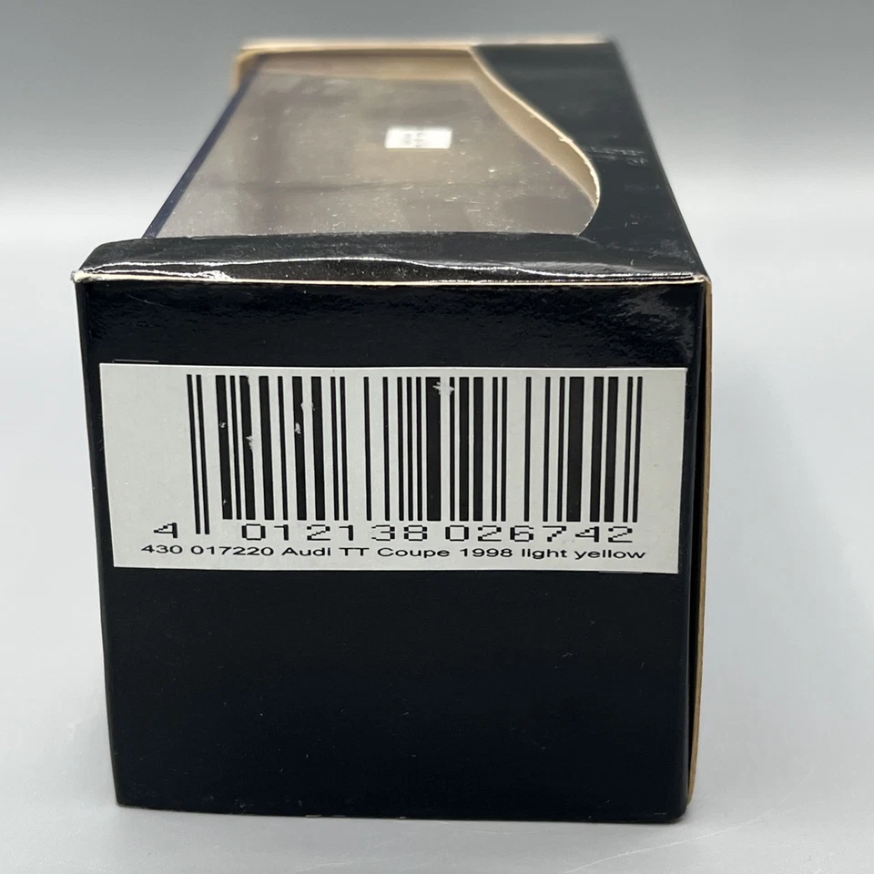 Minichamps 1/43 Scale 1998 Audi TT Mk1 Light Yellow 430017220 FREE FAST P&P - Image 4 of 4