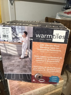 Warm Tiles- Electric Floor Warming Cable for uncoupling membrane