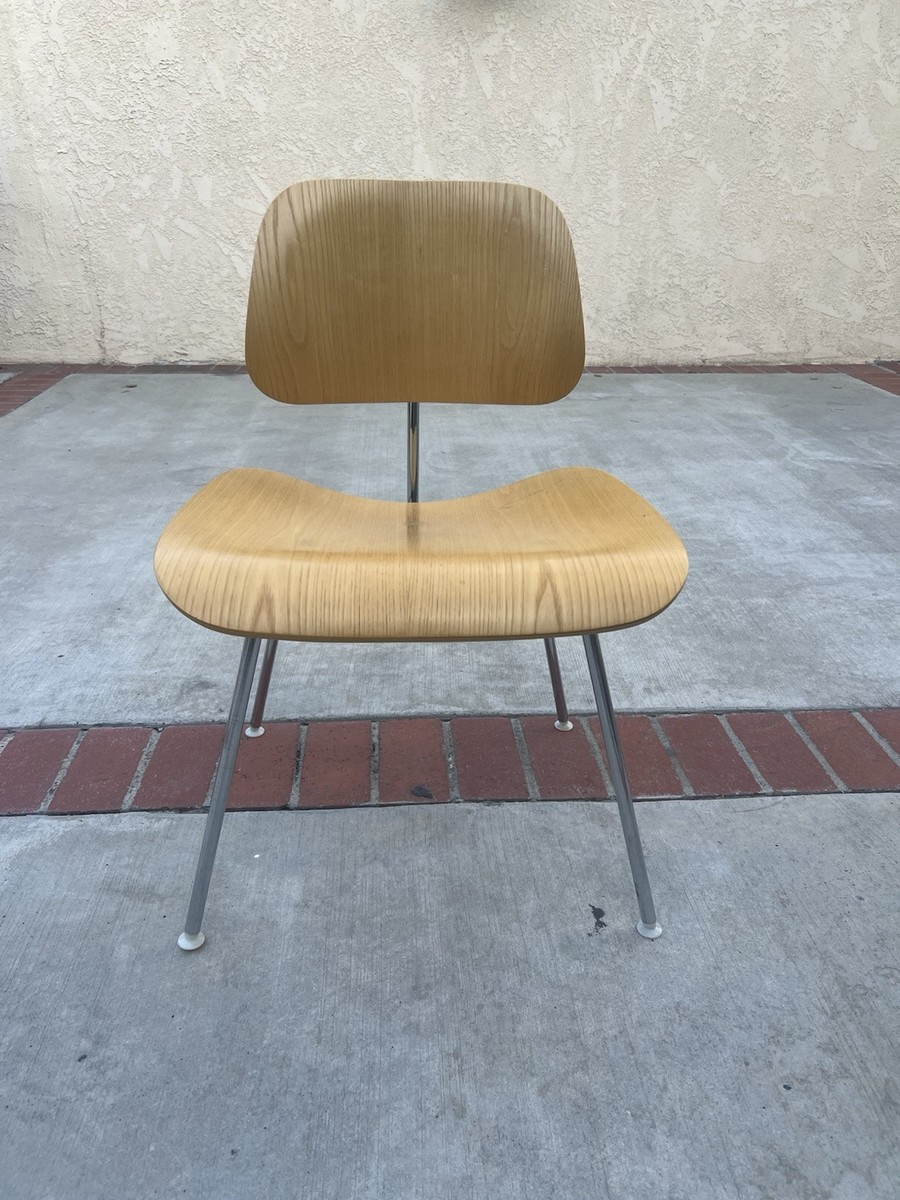 Vintage Eames Dining Chair DCM Molded Plywood Herman Miller | eBay