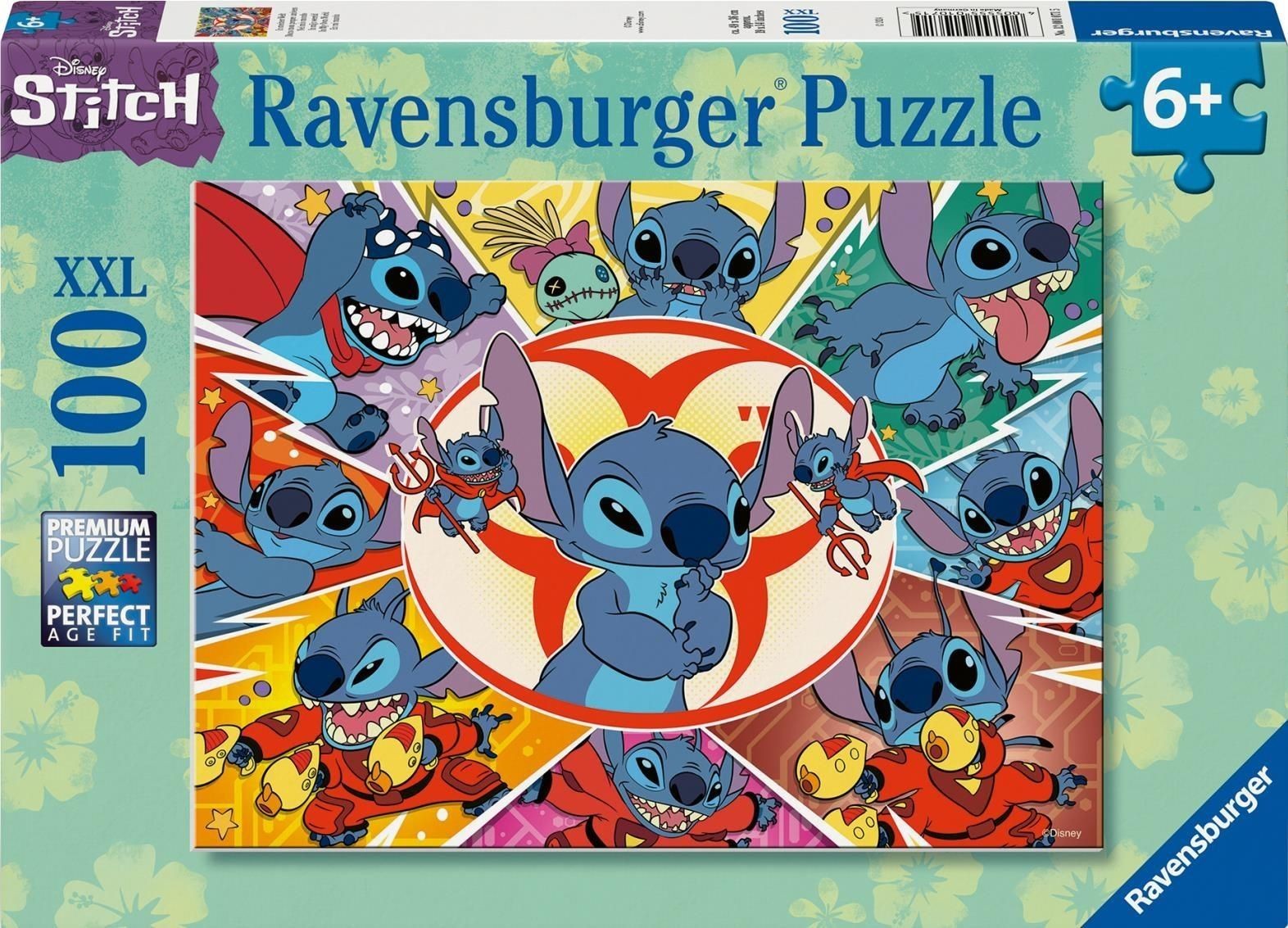 Merchandising Disney: Ravensburger - Puzzle Xxl 100 Pz - Stitch