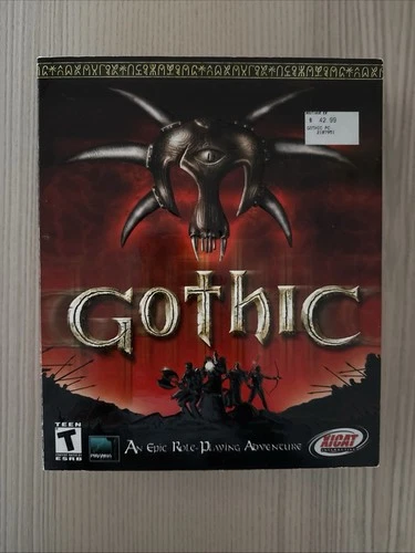 Gothic (Windows PC game, 2001) - Complete in Big Box, CIB!