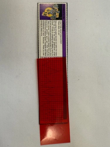 Vintage 1986 Transformers G1 Combaticons SWINDLE File Card Tech Specs