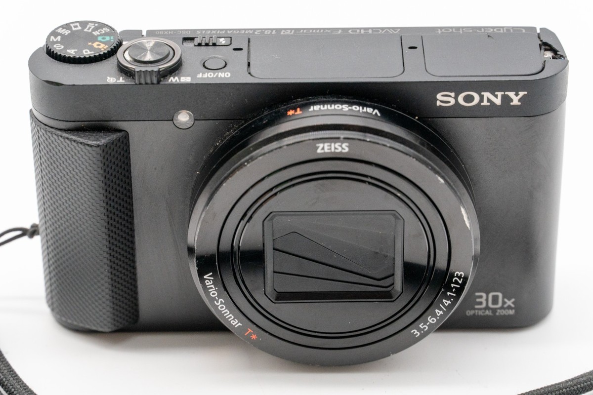 Sony Cyber-shot DSC-HX80 18.2 MP Digital Camera - Black for sale