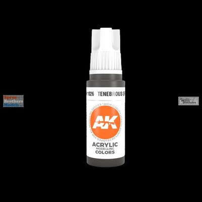AKI011026 AK Interactive 3Gen Acrylic Paint 17ml - Tenebrous Grey