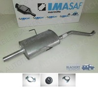 Imasaf Auspuff Mitteltopf + Anbauteile FüR Renault Espace Iii 2.0 16V