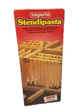 Imperia Stendipasta Wooden Pasta Drier Made In Italy Open Box Never Used