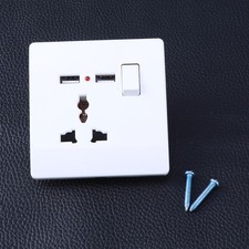 Power Outlet Wall with Usb Charging Chargers for Multiple Devices