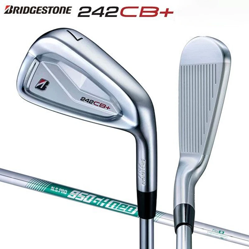 BRIDGESTON 242CB+ Iron 6pcs Set #5-9 PW RH NS Pro 950GH neo Steel Japan NEW - Image 2 of 4