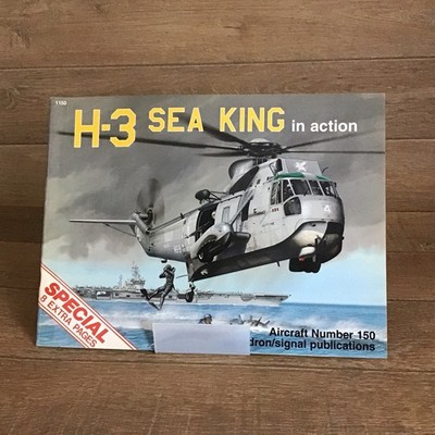 SQUADRON / SIGNAL .  H-3 SEA KING In Action No. 150 Book Military Aircraft VTG