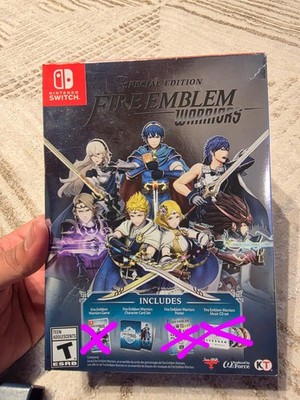 (For Parts/Incomplete) Fire Emblem Warriors Special Edition Nintendo Switch Box