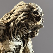 PREDATOR CAST RESIN STATUE CALCIFIED BONE FIN...