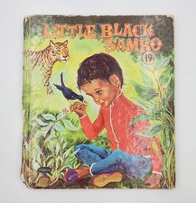 Vintage Little Black Sambo 1959 Tell-a-Tale Book RARE