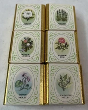 Vintage Delagar ENGLISH BATH CUBES Lot Of 6 Different! Made in England New