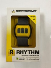 scosche rhythm armband pulse monitor-yellow
