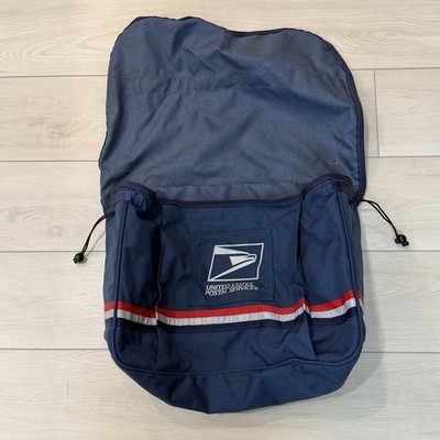 Vintage USPS Mail Carrier Double Satchel Messenger Mail Bag 19 x11  - No Strap