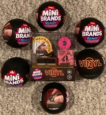 ZURU Mini Brands VINYL RECORD Capsule Mystery Blind Pack Lot of 6  Player NEW 