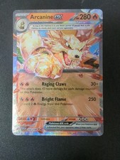 Arcanine Ex 32/198 -NM Double Rare Holo - Pokemon Scarlet & Violet