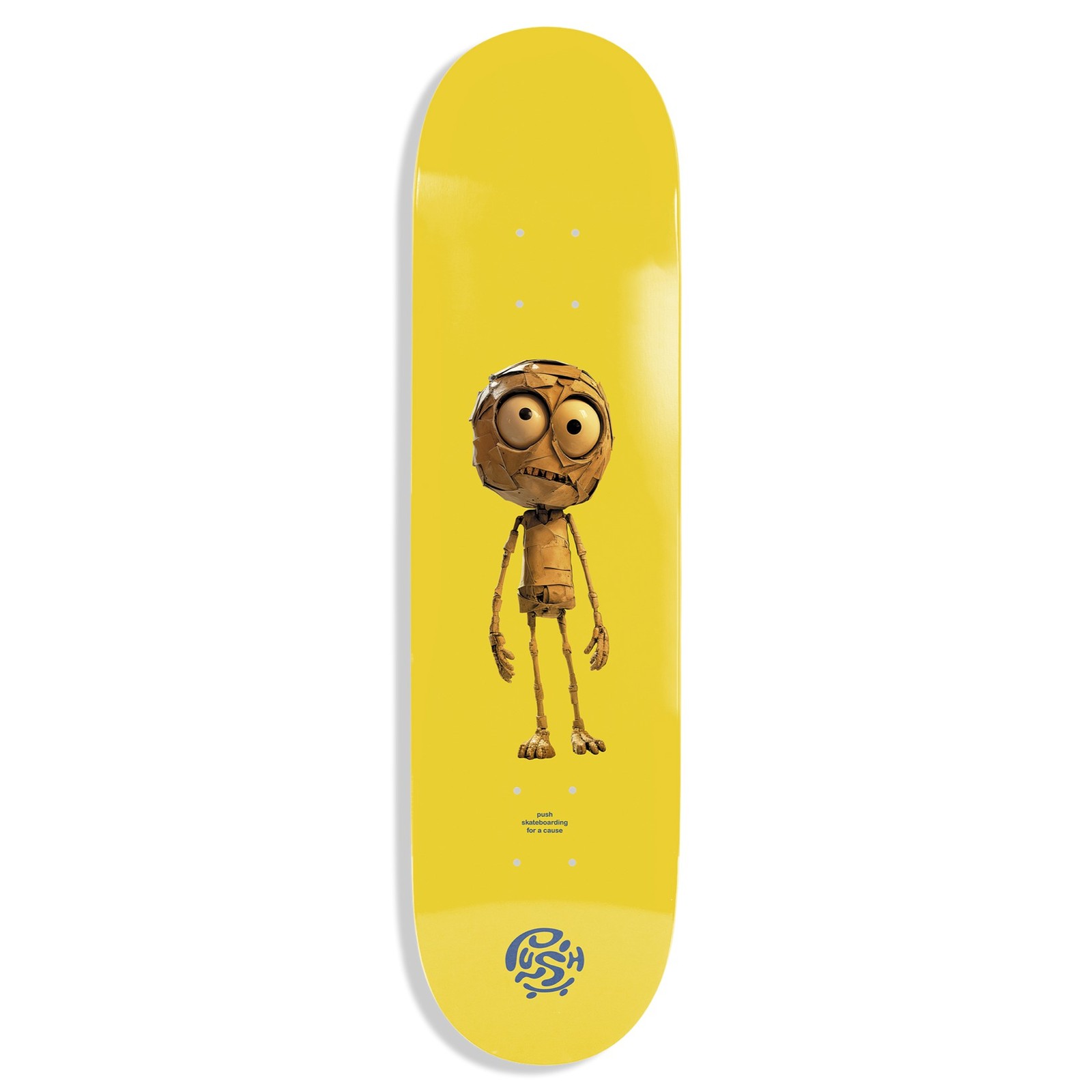 Push Skateboards Plywood Guy (In-Complete) Skateboard Kit - 7.25" x 29.2"