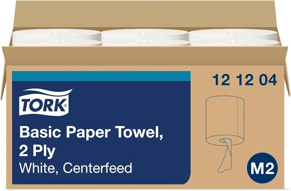 White M2, High Absorbency, 6 X 600 Sheets, 121204