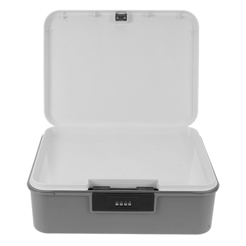 Caja de almacenamiento confidencial cerradura de combinación cofre de almacenamiento con cerradura